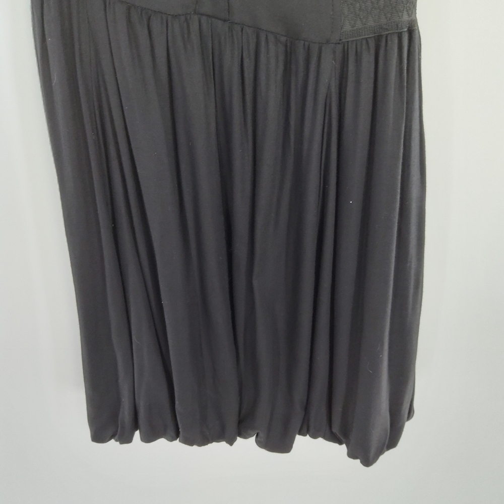 DOUBLE ZERO FLUTTER SLEEVE COWL NECK DRESS SIZE MEDIUM - Picture 3 of 7